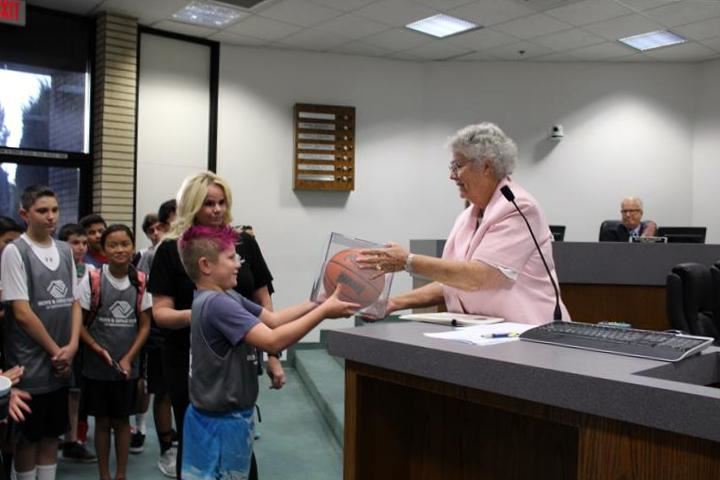 Boys and Girls Club Basketball Teams Certificates of Recognition